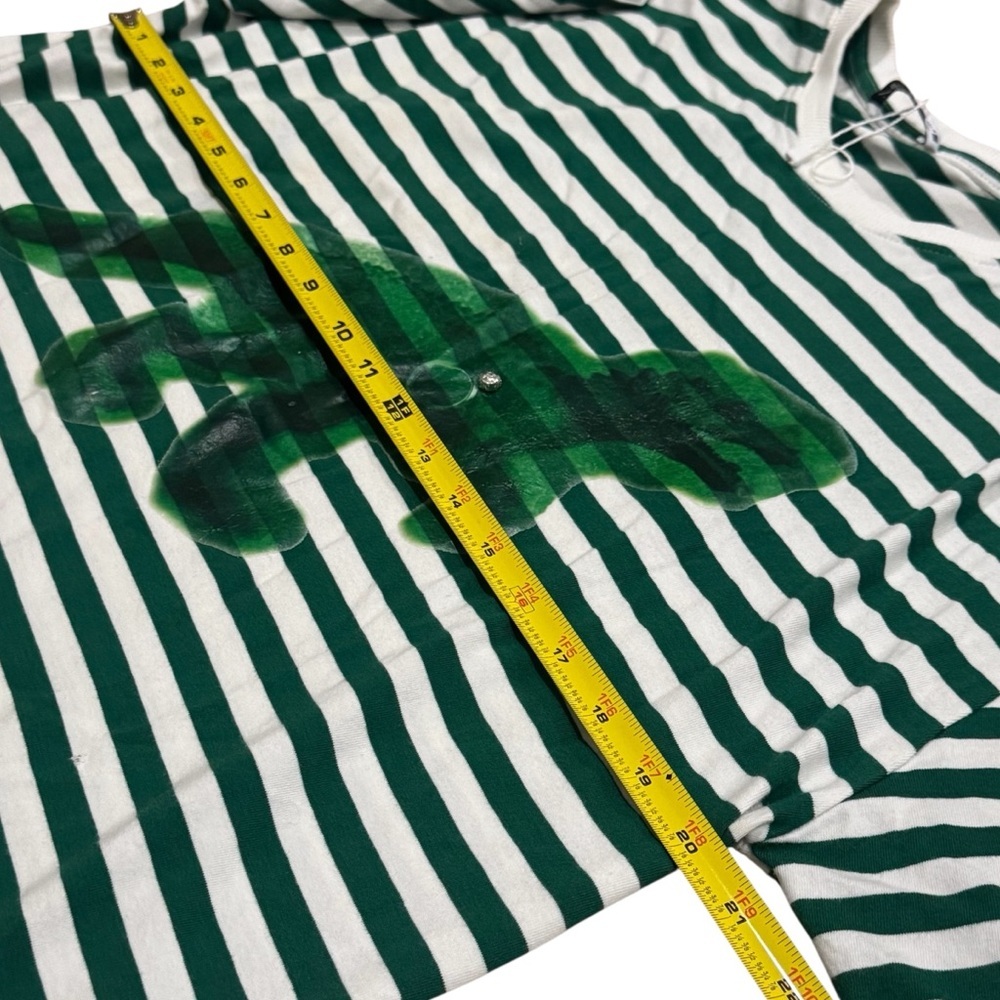 NEW Zara Dinosaur and Stripe Tee Novelty Comfort Fun Quirky Camp L - Picture 10 of 11